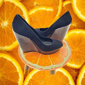 Steve Madden Black Platform Wedges‎ Size 9.5